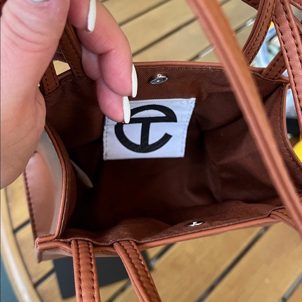 Telfar Mini Bag in Chestnut Brown - Picture 8 of 9